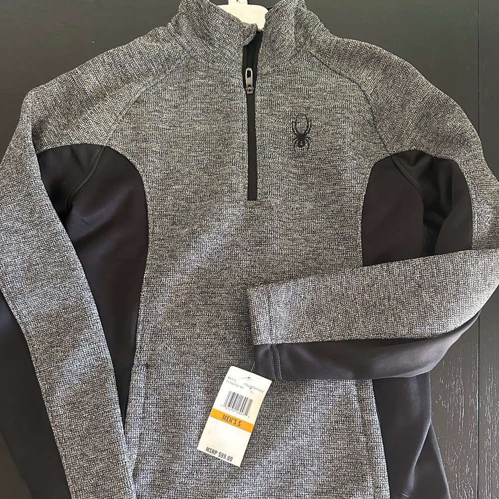 Spyder Men's long sleeve  Half-Zip jacket / sweatshirt